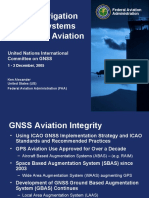 Global Navigation Satellite Systems (GNSS) For Aviation: United Nations International Committee On GNSS