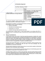 Foam Sprinkler System Calculation