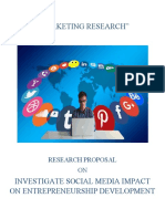 "Marketing Research": Investigate Social Media Impact On Entrepreneurship Development