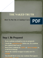 The Naked Truth: How To Put On A Condom Correctly