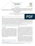 Synthesis of Silver Nanoparticles Using Fresh Bark of Pongamia Pinnata and Characterization of Its Antibacterial Activity Against Gram Positive and Gram Negative Pathogens PDF