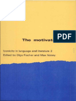 The Motivated Sign - Iconicity in Language and Literature PDF