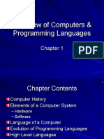 Overview of Computers & Programming Languages