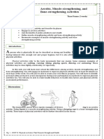 Lesson 1:: Aerobic, Muscle-Strengthening, and Bone-Strengthening Activities