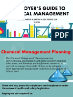 Employer'S Guide To Chemical Management: Flores J, Santos M, Santos N, Sta. Teresa, Tan Elecs 2