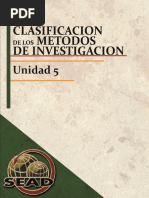 Clasificacion de Los Metodos Cientificos PDF