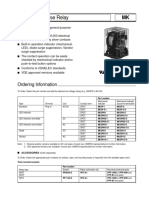 General Purpose Relay: Ordering Information