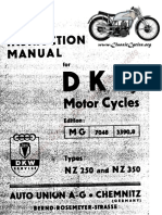 DKW NZ 250 350 Owners Maintenance Instruction Manual