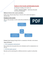 Section 1: Basic Introduction To Cyber Security and Information Security