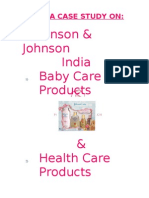 Johnson N Johnson Case Study