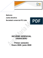 Informe Gerencial Financiero