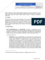 Objetivo: Servicio Al Ciudadano Trámite Notificación de Actos Administrativos