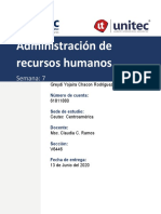 Tarea 7.1 Administración de Recursos Humanos