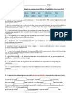 Grammar Worksheet With Answers