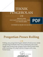 Proses Pengerolan