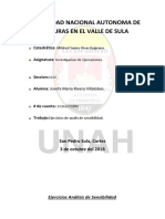 Tarea Analisis de Sensibilidad