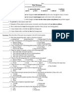 Plant Worksheet A. Vascular Plant B. Nonvascular Plant C. Xylem D. Phloem E. Photosynthesis F. Spores G. Dicot H. Monocot I. Embryo J. Seeds