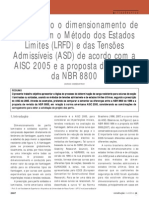 Comparativo AISC e NBR 8800