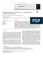 Marine-policy-zEstimating The Damage Cost of Plastic Waste in Galapagos Islands: A Contingent Valuation Approach