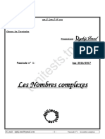 Serie - D - Exercices - Bac-Maths-Les Nombres Complexes-Ahmed Dghij PDF