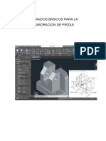 Comandos Basicos para La Elaboracion de Una Pieza en Fisico