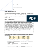 Assignment For All Freshman Students Course Title: Communicative English Skills Ii Course Code: Flen102 Second Semester 2019/20 A.Y