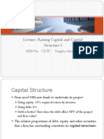 Raising Capital and Capital Structure I