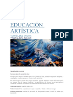 EDUCACIÓN ARTÍSTICA Teoria Del Color