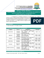 Edital Nº 100 2016 - Prograd - 1 Chamada Lista de Espera SISU 2016-2