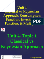 Unit 4 - Class 3 PPT - Classical & Keynesian Approach