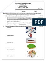 Sta-Class-5-Evs - Term-I Exam Ques Paper