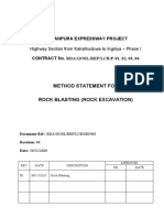 MS 003-Rock Blasting - Ruwanpura Expressway