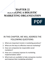 CPTR 22 Managing A Holistic Marketing Organization - Versi Student