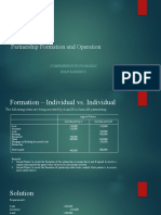 Partnership Formation and Operation: Comprehensive Problems Kian Barredo