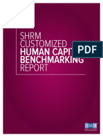 SHRM Customized Human Capital Benchmarking Report