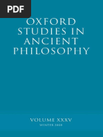 Brad Inwood - Oxford Studies in Ancient Philosophy XXXV - Winter 2008 PDF