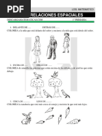 01 Relaciones Espaciales Matemática Primero de Primaria