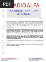 Antenas Varias Españolas