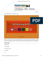 Boylestad - MCQ in DC Biasing - BJTs - Answers