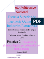 Practica 2 Obtención Del Shampoo