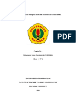 Muhammad Irwan Hardiansyah - Critical Discourse Analysis