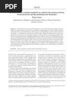 International Accounting Standards As Catalysts For Pension Reform: Greek Pensions and The Public/private Boundary