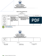 WEEKLY HOME LEARNING PLAN MAPEH8 Week3