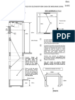 Croquis Do Poço Do Elevador Sem Casa de Máquinas (SCM) PDF