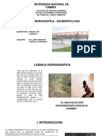 Cuenca Hidrografica - Geomorfologia