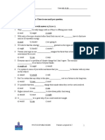 Unit Test 5: Answer All Thirty Questions. There Is One Mark Per Question