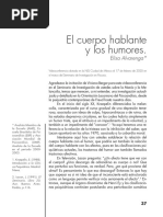 El Cuerpo Hablante y Los Humores