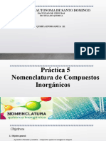 Practica 5 Nomenclatura de Compuestos Quimicos Inorganicos 1 de Noviembre 2020