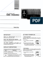 Icom GM-110 DSC Terminal