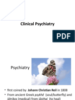 Intro To Clinical Psychiatry